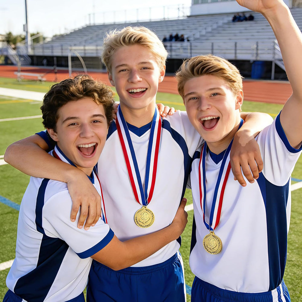 Gold Medals for Awards,1st Winner Medals for Sports, Competitions, Party, Olympic Style, 2 Inches