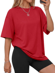 GAYHAY Oversized Tshirts for Women - Spring Summer Workout Clothes Short Sleeve Tops Crew Neck Tee Shirts Fashion Casual 2026