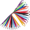 12 Colors Lanyard Black, White, Gray, Red, Precious Blue, Light Blue, Maroon, Yellow, Purple, Pink, Apple Green, Orange