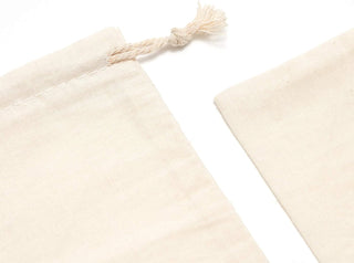 Tendwarm 20 Pack 3.9x5.9 Inches Cotton Drawstring Bags Reusable Muslin Sachet Bag for Party Wedding Storage Home Supplies