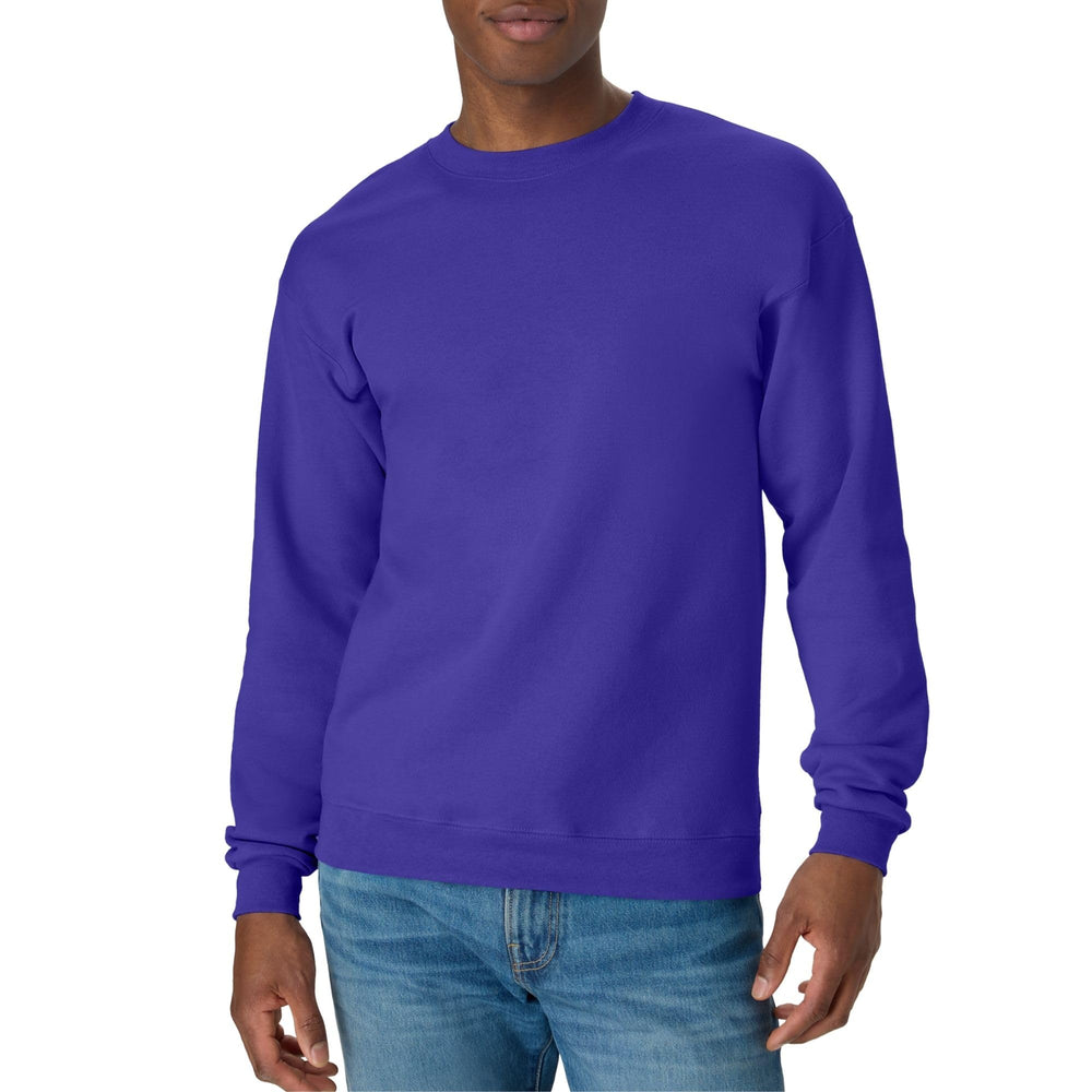 Hanes Men's Sweatshirt, EcoSmart Fleece Crewneck Sweatshirt, Big & Tall Available, 1 or 2-Pack