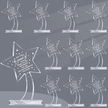 Bucherry 10 Pcs Employee Appreciation Awards for Coworker Acrylic Thank You Trophy May You Be Proud of The Work You Do Sign Prizes Retirement Goodbye Farewell Gift for Women Men(Stylish)