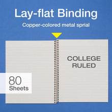 Oxford Spiral Notebooks, 2 Pack, 100% Recycled, Kraft Notebooks, Gold, College Ruled, 80 Sheets/160 Pages, Student Gifts, Teacher Gifts (90881)