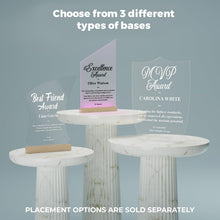 EGD Personalized Acrylic Trophy Award for Activities I Custom Trophy Plaque I Customizable Awards and Trophies I Customize Your Employee Appreciation Gifts (Award No Logo)