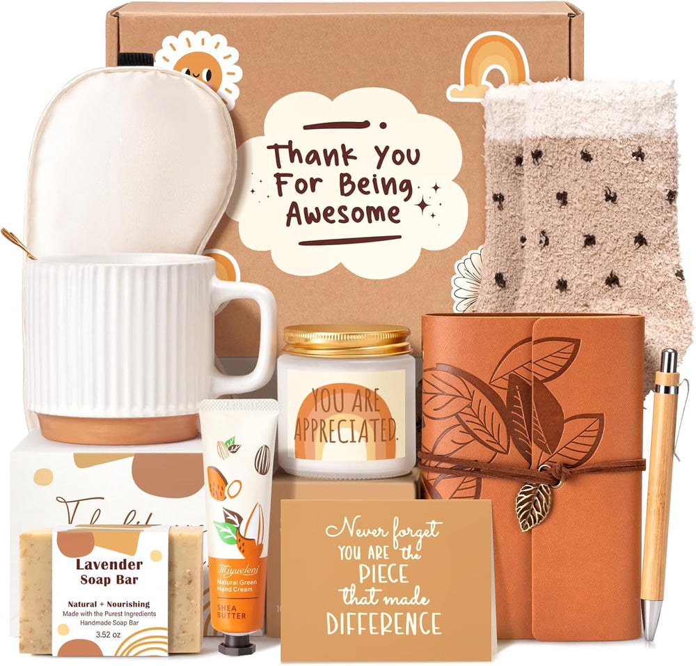 Suhctuptx Administrative Professional Day Gifts, Employee Appreciation Gifts, Thank You Gift Basket Christmas Ideas Box for Women Coworkers Teacher Nurse Friends Mom Her Secretary Employees Farewell