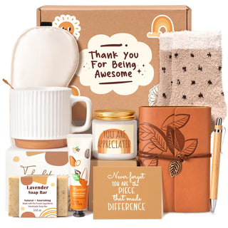 Suhctuptx Administrative Professional Day Gifts, Employee Appreciation Gifts, Thank You Gift Basket Christmas Ideas Box for Women Coworkers Teacher Nurse Friends Mom Her Secretary Employees Farewell
