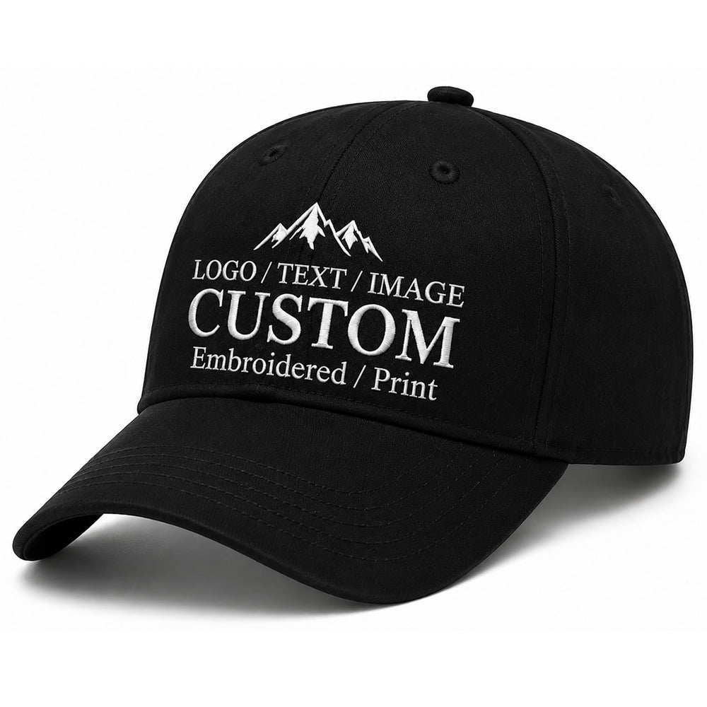 Bulk Custom Baseball Cap Personalized Hats Embroidered Hat with Your Text Logo Photo for Men Women Classic Duckbill Caps