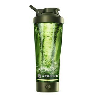 VOLTRX Premium Electric Protein Shaker Bottle, Made with Tritan - BPA Free - 24 oz Vortex Portable Mixer Cup/USB Rechargeable Shaker Cups for Protein Shakes