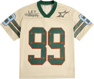 SOLY HUX Mens Jersey Y2k Baggy Shirts Graphic Tees Oversized V Neck Tshirts Summer Tops