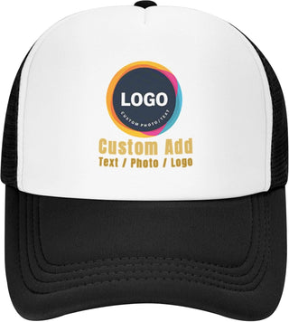 Custom Baseball Hats for Men & Women - Add Text/Photo/Logo - Adjustable Breathable Outdoor Hat, Sports & Casual- Bulk Supply