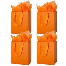 MOXARYSU 8 Pcs Medium Gift Bags With Handles: 8x5x10 Rainbow Colour Gift Bags Kraft Paper Party Favor Bags With 16 Tissues For Party,Birthday,Baby Shower,Wedding（8 Colors）