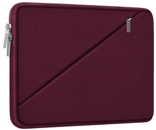 Laptop Sleeve Case 15.6 inch, Traveling Carrying Computer Sleeve Bag with Zippered Pocket, Shockproof Protective Laptop Cover Compatible for Apple Notebook, HP, Dell, Acer, Asus, Lenovo, Black