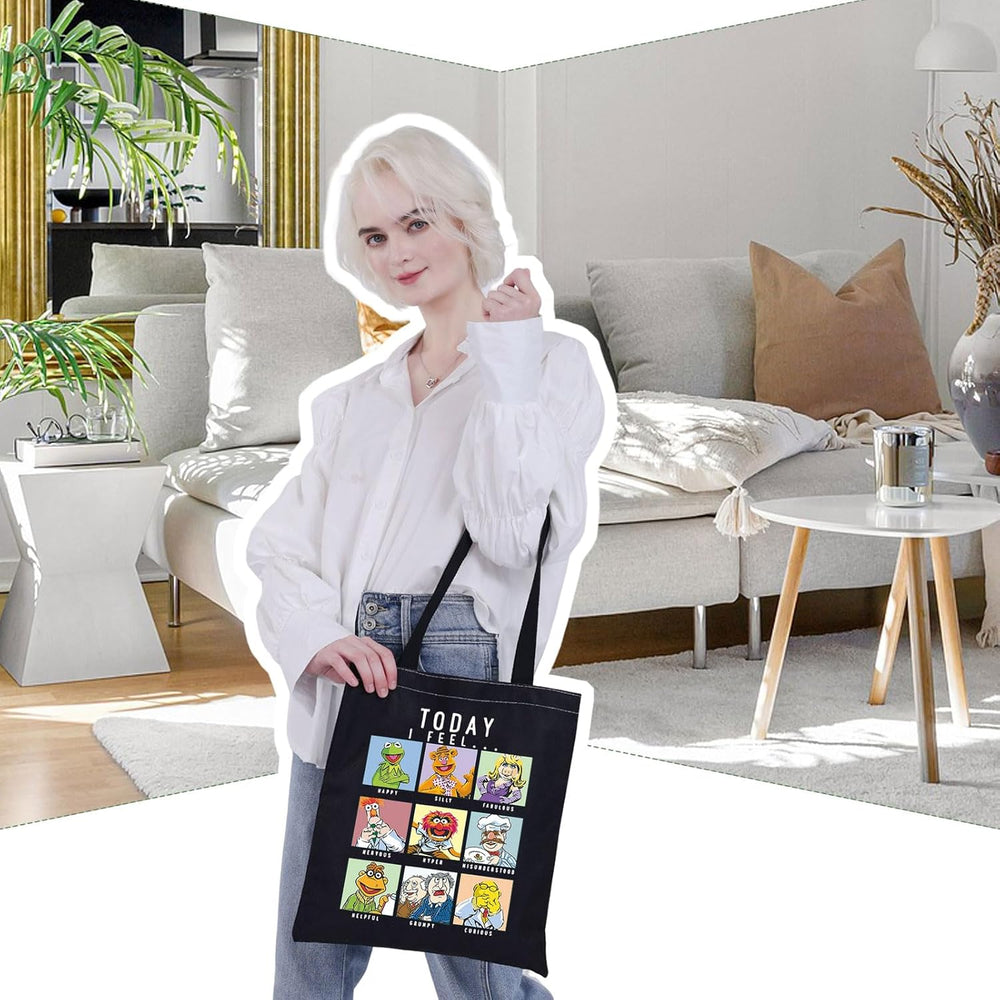 VAMSII Movie Inspired Tote Bag M Show Merch Fans Gift Movie Shoulder Bag (TODAY I FEEL tote)