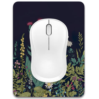 Dapesuom Small Mouse Pad, 5 x 6 Inch Thick Rubber Premium-Textured Non-Slip Portable & Washable Mini Mouse Mat for Women Men Wireless Laptops Keyboard Tray Gaming Work Computer Travel, Jet Black