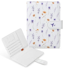 COSHAYSOO Purple Passport Cover Holder and Initial Luggage Tag Set TSA Approved with Personalized Monogram Chenille Letter Patch for Women Teen Girls, Cute Travel Bag Suitcase Identifier (A)