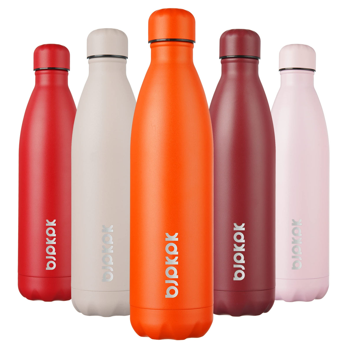 BJPKPK 17oz Insulated Water Bottles Stainless Steel Sports Water Bottles Keep Cold and Hot for Travel Dishwasher Safe,Olive Green