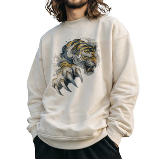domirica Oversized Solid Cotton Blend Graphic Mens Hoodies Pullover Crewneck Long Sleeve Loose Fit Soft Sweatshirts