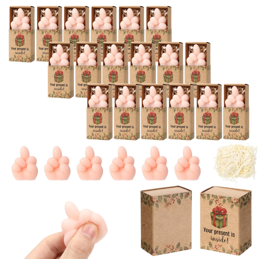 Wettarn 75 Sets Appreciation Gifts Cute Stress Balls with Support Boxes Bulk Party Favors for Employee Coworker Team Group Stuffers Office Prizes Positive Desk Decor