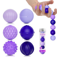 Silicone Magnetic Balls, Fidget Toys, 6-Pack Stress Relief Toys for Adults, Teens, Sensory Toy for Fingers Hands, Quiet Office Desk Toys with Textures, Magnet Fidget Fun Gift
