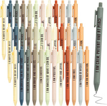 Funrous 48 Pcs Positive Affirmation Pens Bulk Retractable Motivational Ballpoint Pens Inspirational Gift for Staff Teacher Coworker Student Employee Appreciation School Office Home(Color 1)
