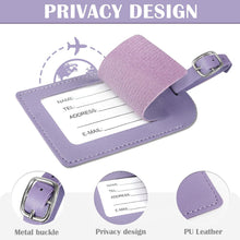 COSHAYSOO Purple Passport Cover Holder and Initial Luggage Tag Set TSA Approved with Personalized Monogram Chenille Letter Patch for Women Teen Girls, Cute Travel Bag Suitcase Identifier (A)