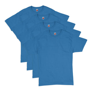 Hanes Men's Short Sleeve T-Shirt Pack, Big & Tall, Crewneck Cotton T-Shirts for Men, Value Packs