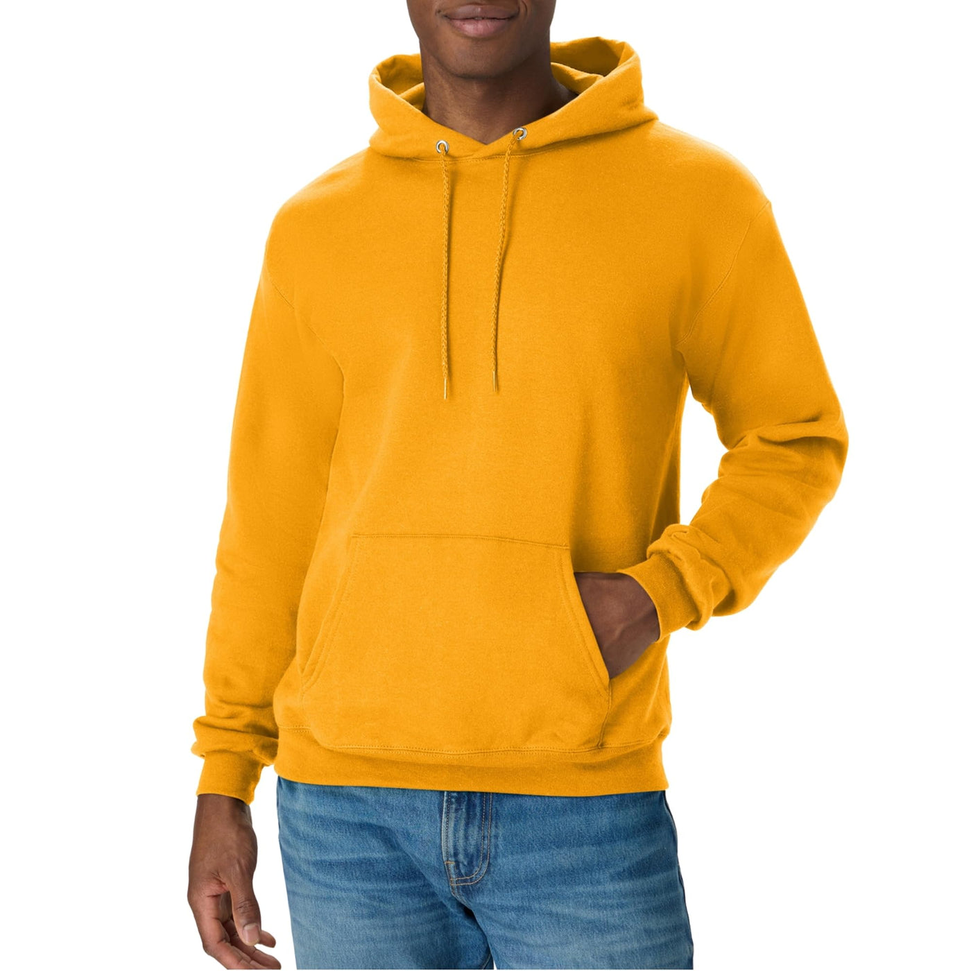 Hanes Men's EcoSmart Hoodie, Midweight Fleece, Pullover Hooded Sweatshirt