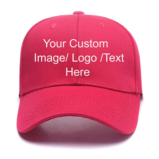 Custom Baseball Cap with Your Text for Men Women,Personalized Adjustable Trucker Caps Casual Sun Peak Hat for Gifts