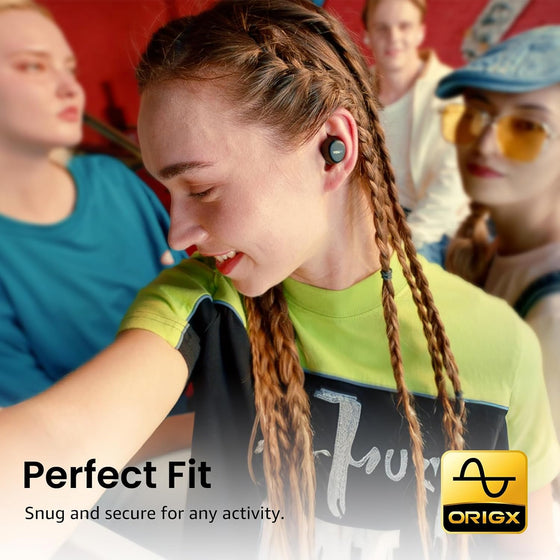 TOZO A1 Wireless Earbuds Bluetooth 5.3 Light Weight in Ear IPX5 Waterproof Headphones 2 Mic for AI Calls, Immersive Premium Sound Bass Headset with Charging Case, 32 Presets EQ Customization via App - hover image