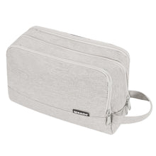 Toiletry Bag for Men Hanging Dopp Kit Water Resistant Shaving Bag Small Toiletry Bag for Traveling (Denim Grey)