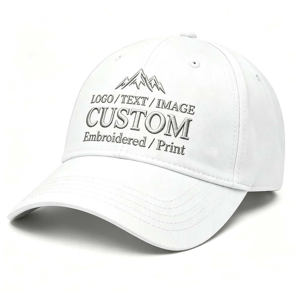 Bulk Custom Baseball Cap Personalized Hats Embroidered Hat with Your Text Logo Photo for Men Women Classic Duckbill Caps