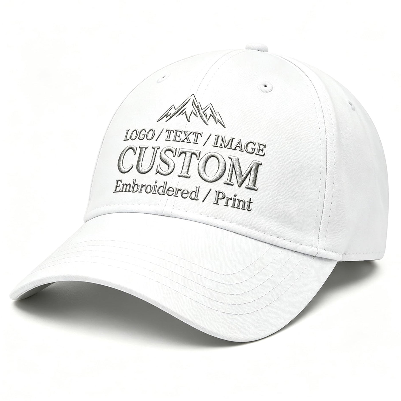 Bulk Custom Baseball Cap Personalized Hats Embroidered Hat with Your Text Logo Photo for Men Women Classic Duckbill Caps