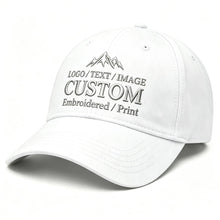 Bulk Custom Baseball Cap Personalized Hats Embroidered Hat with Your Text Logo Photo for Men Women Classic Duckbill Caps