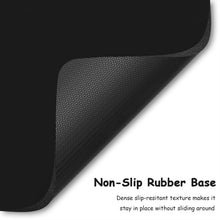 Dapesuom Small Mouse Pad, 5 x 6 Inch Thick Rubber Premium-Textured Non-Slip Portable & Washable Mini Mouse Mat for Women Men Wireless Laptops Keyboard Tray Gaming Work Computer Travel, Jet Black