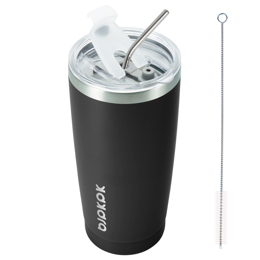 BJPKPK 30oz Stainless Steel Tumbler Color Block Insulated Tumblers Cup with Lid and Straw, Double Walled Travel Coffee Mug,Mint