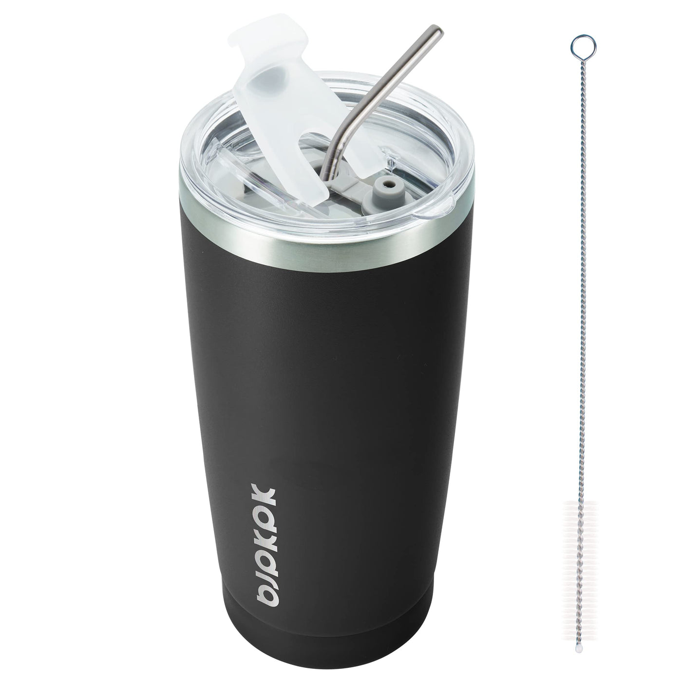 BJPKPK 30oz Stainless Steel Tumbler Color Block Insulated Tumblers Cup with Lid and Straw, Double Walled Travel Coffee Mug,Mint