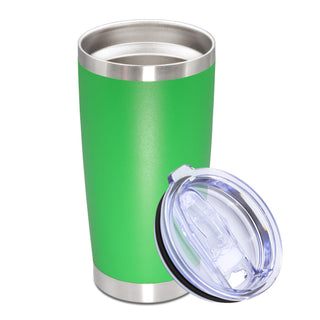 20oz Tumbler Stainless Steel Tumbler Cup with Lid Vacuum Insulated Double Wall Travel Mug, Durable Powder Coated Travel Coffee Tumbler Mug for Hot & Cold Drinks, Purple,1 Pack
