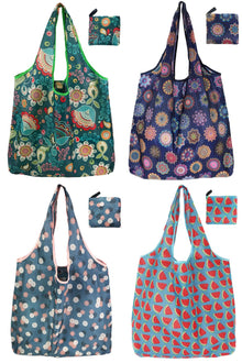 Reusable Grocery Bags, 6 Pack 50Lbs Foldable Fashion Washable Shopping Bags, Large Boho Tote Bags For Groceries, Bulk Market Cloth Storage Bags, Utility Aesthetic Personalized Gifts For Women