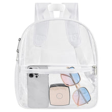USPECLARE Clear Backpack for Stadium Approved 12×6×12, Water proof Clear Bag for Stadium Events and Concert Work Sport Event