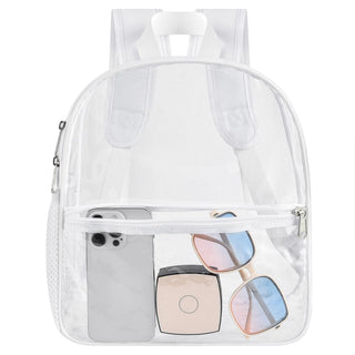 USPECLARE Clear Backpack for Stadium Approved 12×6×12, Water proof Clear Bag for Stadium Events and Concert Work Sport Event