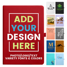 Customizable Notebook- Personalized Cover with Any Design - A6/A5 192 Lined Pages Journaling Notebooks for Work School Business Church