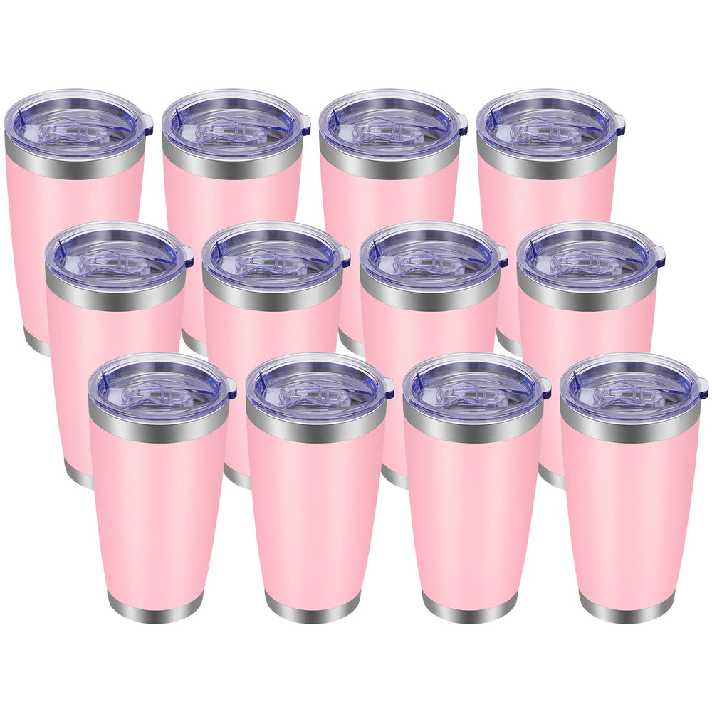 VEGOND 20oz Tumbler with Lid and Straw Stainless Steel Tumbler Cup Vacuum Insulated Double Wall Travel Coffee Mug Powder Coated Coffee Cup, Blue, 1 Pack