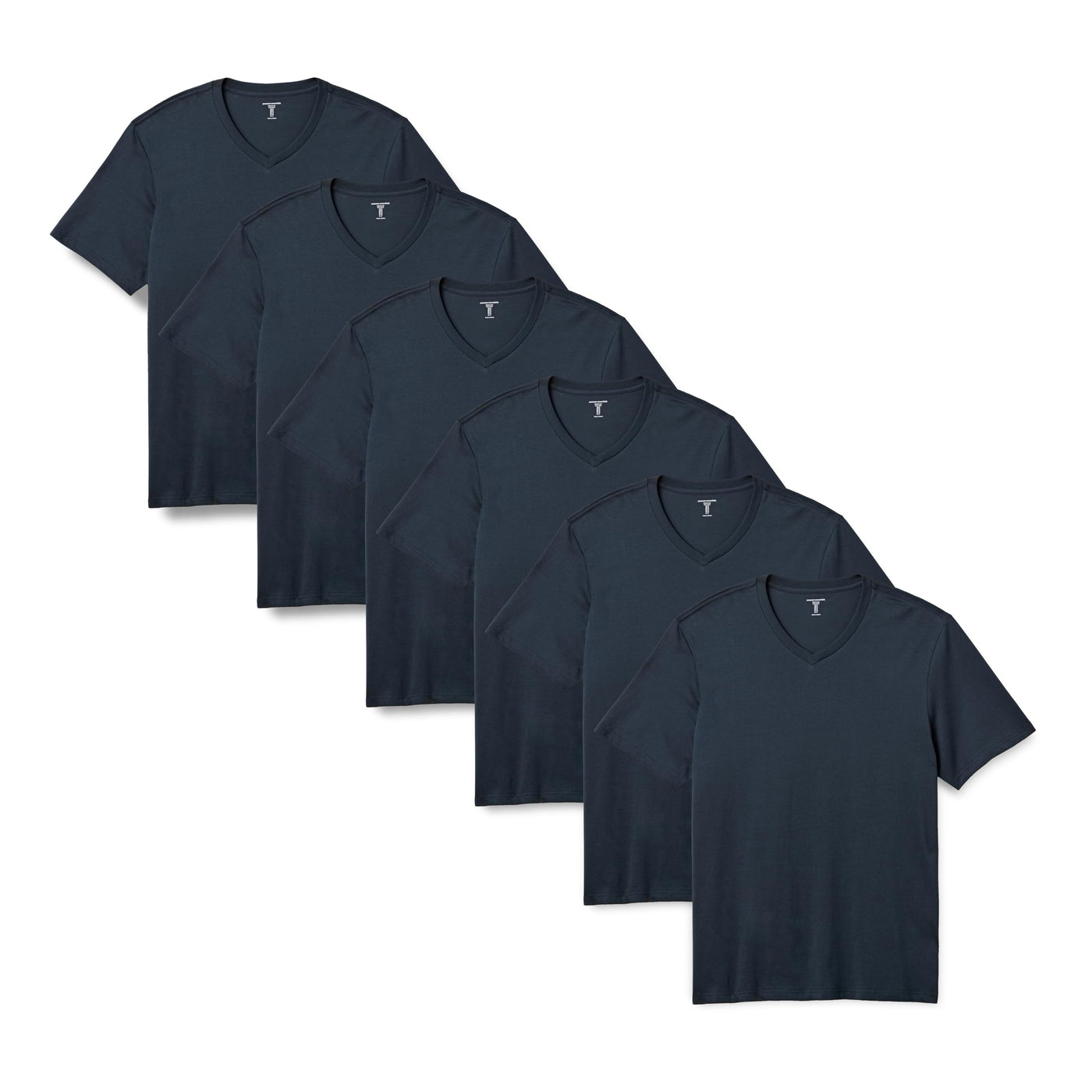 Amazon Essentials Men's Regular-Fit Short-Sleeve T-Shirt, Pack of 6