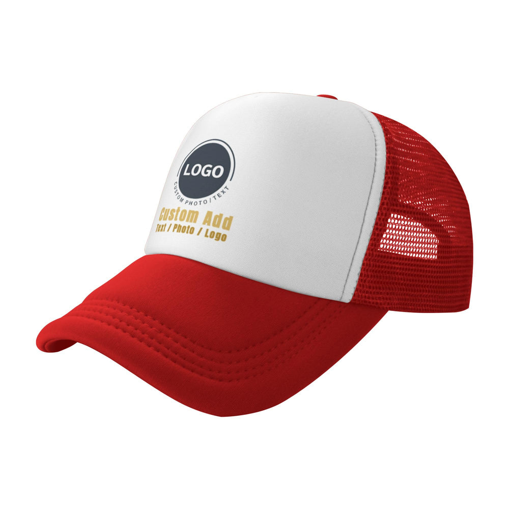 Custom Baseball Hats for Men & Women - Add Text/Photo/Logo - Adjustable Breathable Outdoor Hat, Sports & Casual- Bulk Supply
