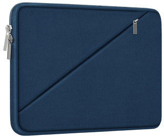 Laptop Sleeve Case 15.6 inch, Traveling Carrying Computer Sleeve Bag with Zippered Pocket, Shockproof Protective Laptop Cover Compatible for Apple Notebook, HP, Dell, Acer, Asus, Lenovo, Black