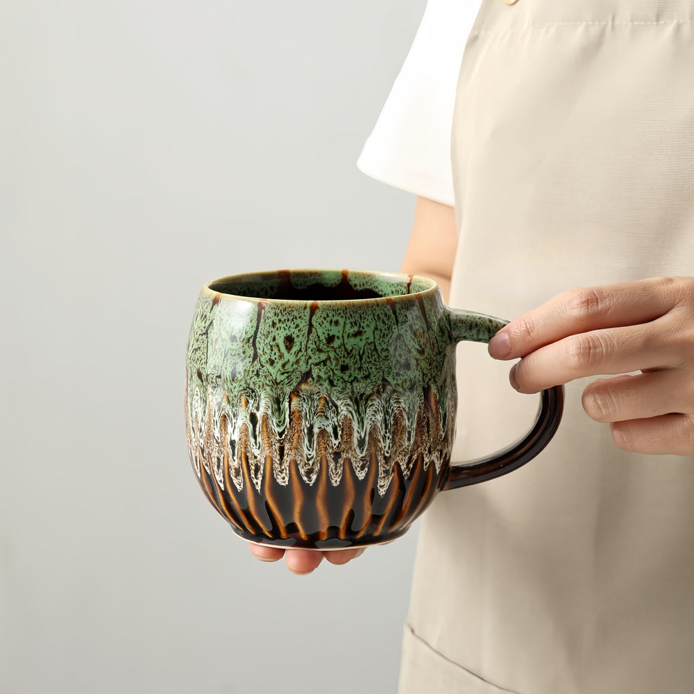 Large Ceramic Coffee Mug - 20oz Big Tea Cup, Red | Large Tea Mug, Microwave Safe, Dishwasher Safe