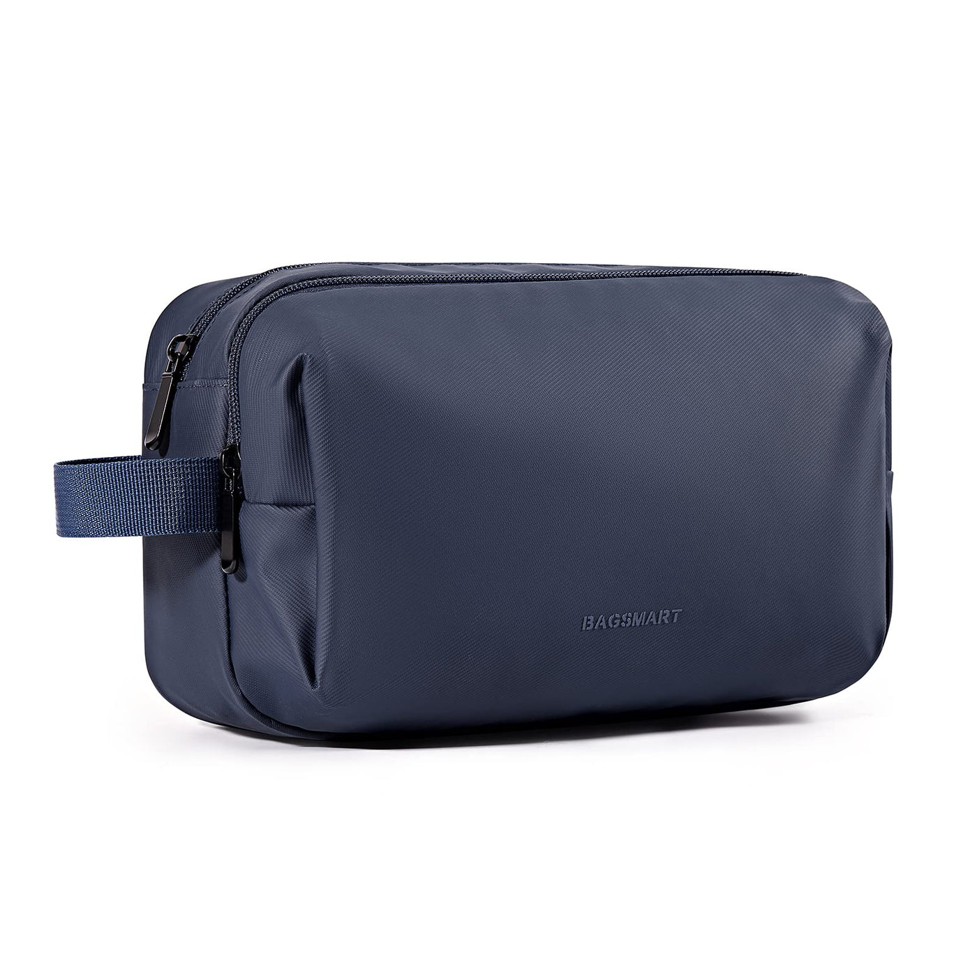 BAGSMART Toiletry Bag for Men, Travel Toiletry Organizer Dopp Kit Water-resistant Shaving Bag for Toiletries Accessories, Door Room Essentials, Black-medium