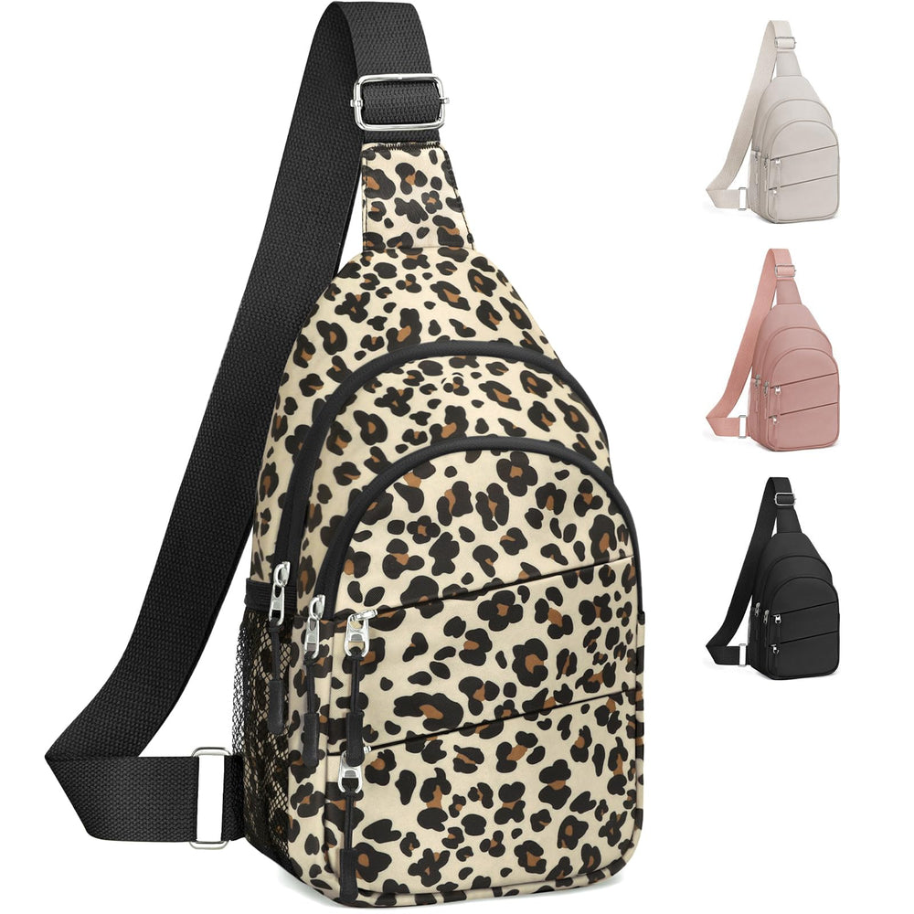 Tuwubi Crossbody Bags for Women, Sling Bag for Men, Small Hiking Backpack Anti Theft Lightweight for Outdoors Travel (M, Black)