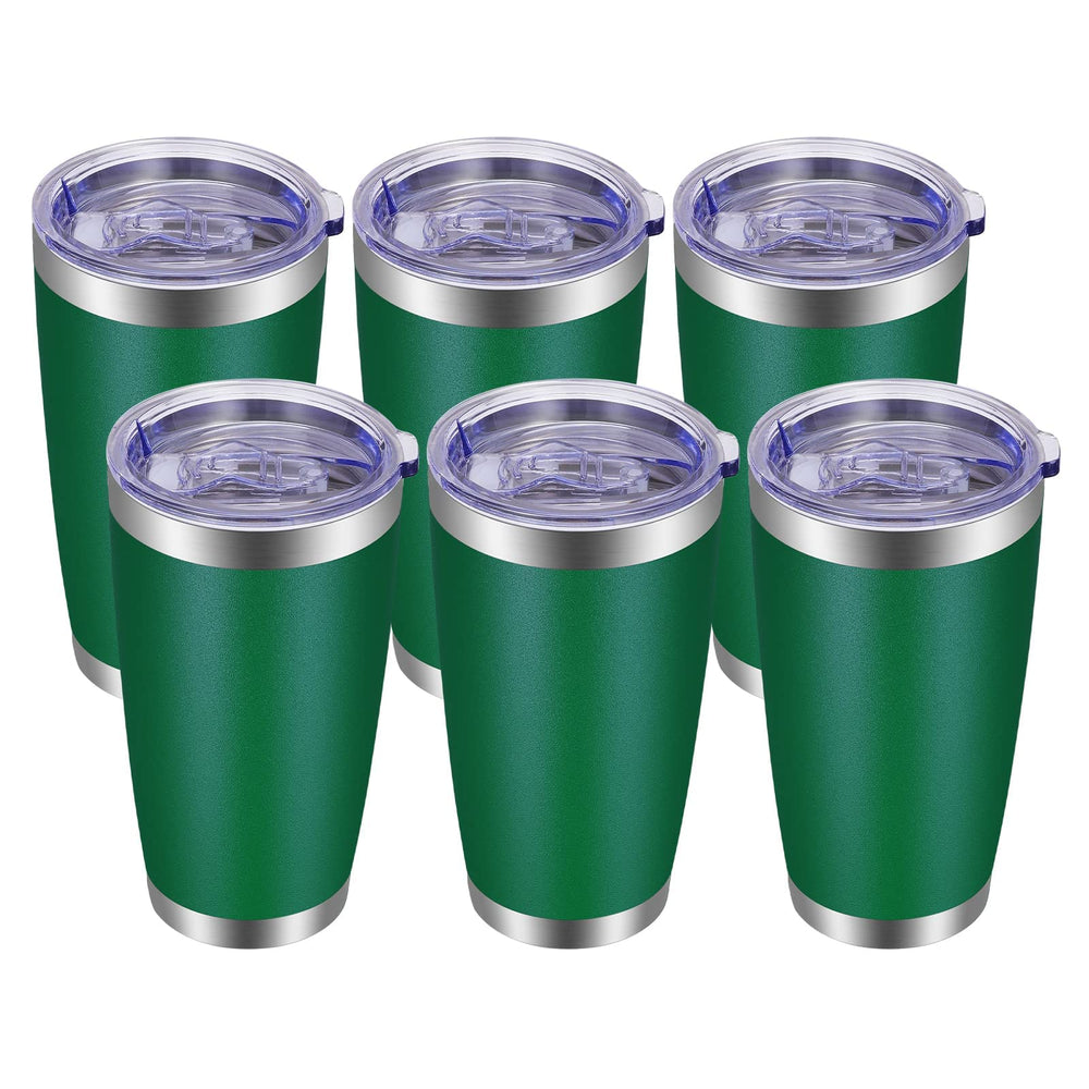 VEGOND 20oz Tumbler with Lid and Straw Stainless Steel Tumbler Cup Vacuum Insulated Double Wall Travel Coffee Mug Powder Coated Coffee Cup, Blue, 1 Pack