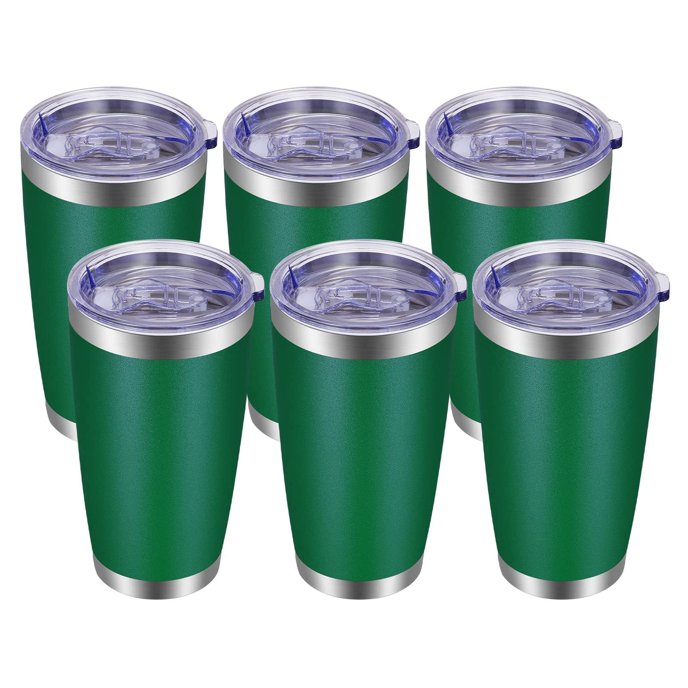VEGOND 20oz Tumbler with Lid and Straw Stainless Steel Tumbler Cup Vacuum Insulated Double Wall Travel Coffee Mug Powder Coated Coffee Cup, Blue, 1 Pack